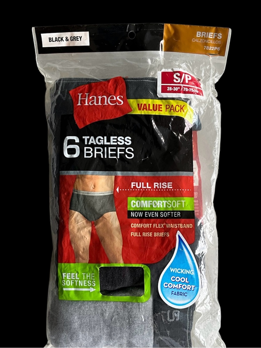 Hanes Tagless Briefs - 4 Pack